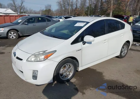 2010 Toyota Prius Iii z USA, uszkodzony, nr VIN JTDKN3DU7A0088152